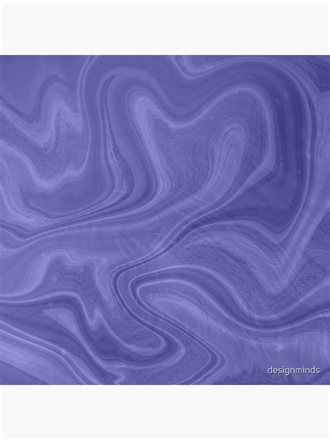 Marble Agate Swirl Pantone Very Peri Poster By Designminds Redbubble