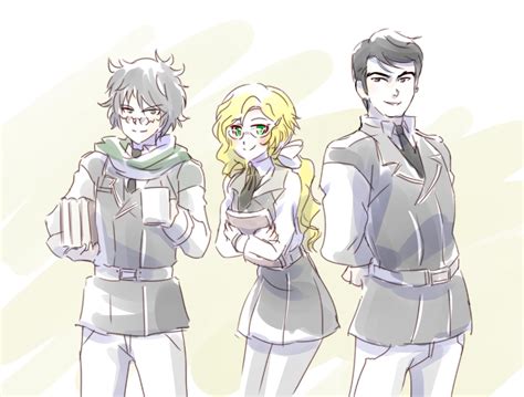 Glynda Goodwitch Professor Ozpin And James Ironwood Rwby Drawn By