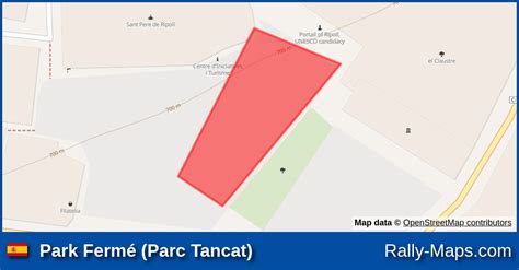 Mapa Harmonogram Profil Elewacji Park Fermé Parc Tancat Ralli