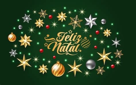 Feliz Natal Letras Feliz Natal Tipografia Caligrafia Estrelas Douradas