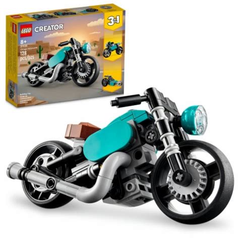 LEGO Creator 3 In 1 Vintage Motorcycle Building Set 128 Pc Kroger