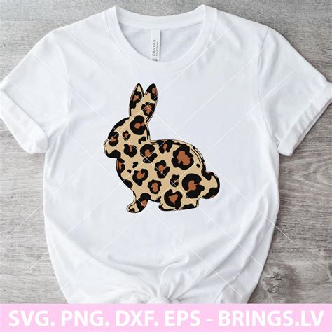 Easter Leopard Bunny SVG Bunny Leopard Print SVG Easter Svg