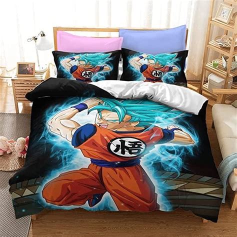 Anim Goku Saiyan Vegeta Manga Dragon Ball Z Literie Ensembles De