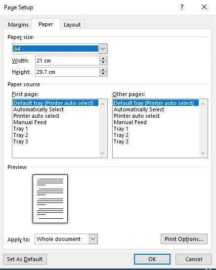 Modifier La Taille Du Papier Dans MS Word StackLima