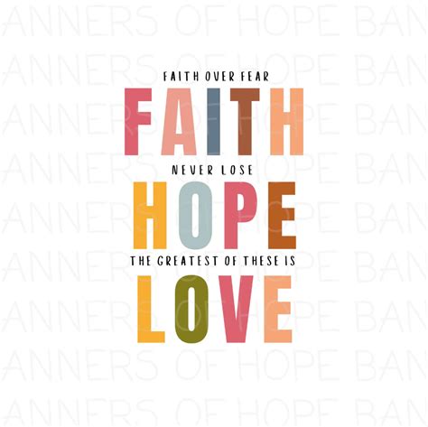 Never Lose Hope Mug Press Love Png Faith Hope Love Great Videos White Ink High Res Just