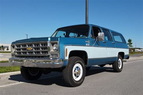 1978 Chevrolet Suburban K20 Silverado 4x4 4 Speed For Sale On Bat