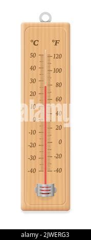 Thermom Tre Celsius Et Fahrenheit La Temp Rature De L Indicateur Du