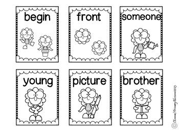 1st Grade HFW Word Cards HMH Into Reading Module 9 And 10 By Primary