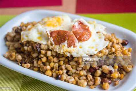 Capeverdean Cachupa With Egg High Res Stock Photo Getty Images