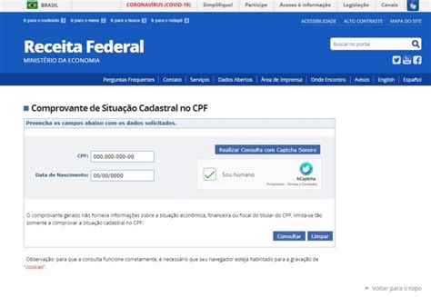 Aprenda Passo A Passo Como Consultar Cpf Na Receita Federal