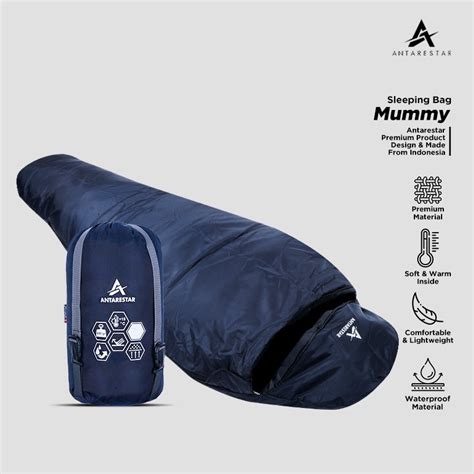 Jual Sleeping Bag Mummy Sb Mumi Lebih Tebal Dan Hangat Shopee Indonesia