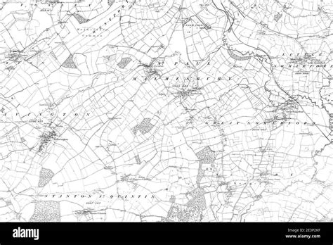 Map Of Wiltshire Sheet Ordnance Survey Stock Photo Alamy