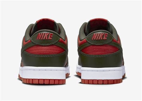 Nike Dunk Low Mystic Red Cargo Khaki Dv Sbd