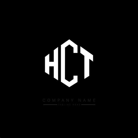 hct letter logo design  polygon shape hct polygon  cube shape