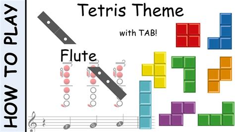 How To Play The Tetris Theme On Flute Sheet Music With Tab Youtube