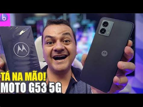 Novo Moto G G O Lan Amento Da Motorola J T Na M O Unboxing E