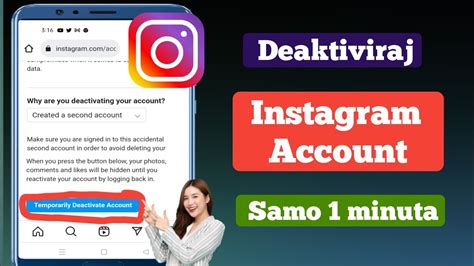 Kako Deaktivirati Instagram Račun 2023 Kako Privremeno Deaktivirati