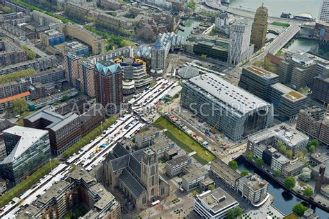 Aerophotostock Rotterdam Luchtfoto Blaak En Coolsingel Met De