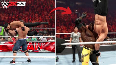 WWE 2K23 90 Moves Reversals Submissions Finishers YouTube