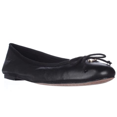 Coach Florabelle Bow Ballet Flats in Black | Lyst