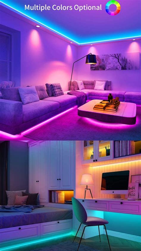 Govee Led Strip Lights 32 8ft Rgb Led Lights With Remote Control 20 Colors And Diy Mode Color