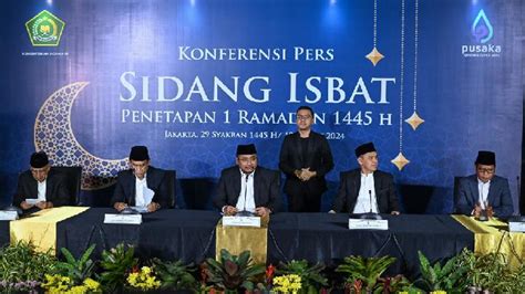 Sidang Isbat Tetapkan Ramadan H Jatuh Pada Maret Foto