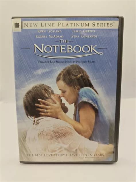 The Notebook Dvd Widescreen Ryan Gosling Rachel Mcadams James Garner