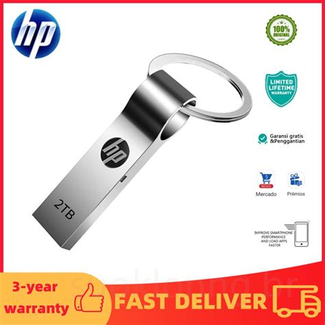 HP Original Metal USB Fash Drive 2TB USB 2 0 Pendrive OTG Adapter