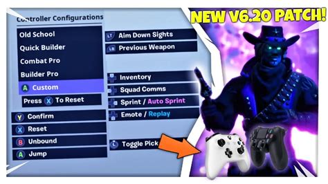 Fortnite Best Controller Settings Full Custom Bindsbuttons Xboxps4