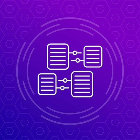 Premium Vector Document Management Line Icon For Web