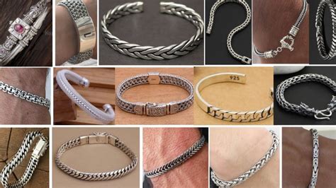 Latest Silver Bracelet Design For Men Stylish Bracelet Collection 2023 Youtube