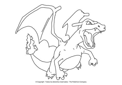 Los Mejores Dibujos De Charizard Para Colorear