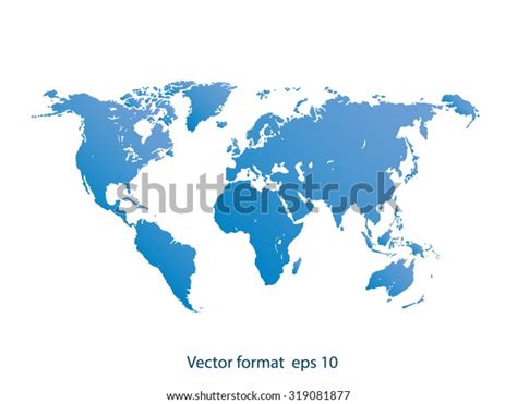 Detailed World Map Vector World Map Stock Vector Royalty Free