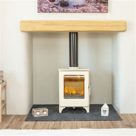 Compact And Classic The Ashcott Stove Now Comes In Ivory Logstore And