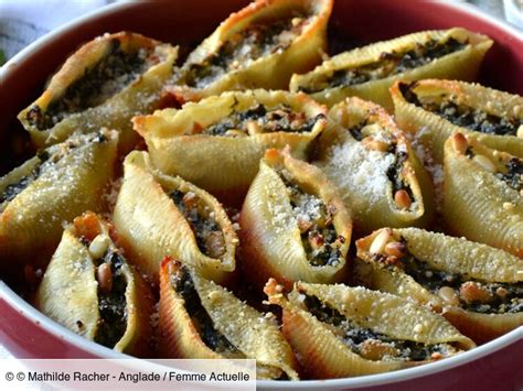 Conchiglie Ch Vre Et Pinards Facile Et Rapide D Couvrez Les Recettes