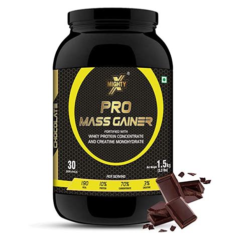 MightyX Mass Gainer Pro Mass Gainer Lean Mass Gainer Chocolate High