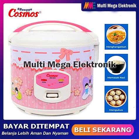 Jual Cosmos CRJ 3232 3in1 Mejikom Rice Cooker Magic Magiccom