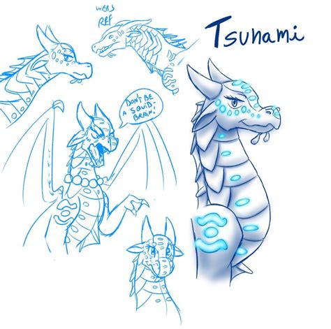 Sketches Tsunami Wof By Starwarriors On Deviantart Wings Of Fire