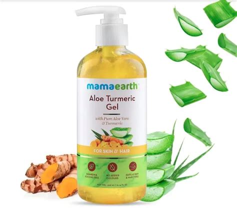 Mamaearth Aloe Turmeric Gel From Pure Aloe Vera For Face Skin