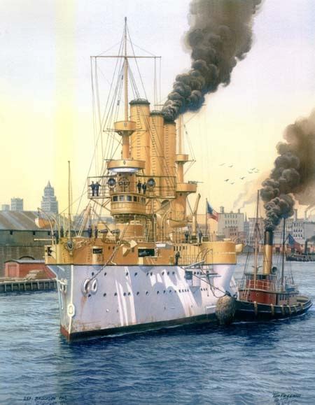 USS Brooklyn, 1902 | Classic Aviation & War Art, LLC