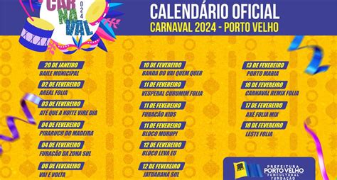 Programa O Do Carnaval Em Porto Velho Atualizada News Rond Nia