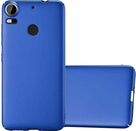 Cadorabo Hoesje Voor HTC Desire 10 PRO In METAAL BLAUW Hard Case