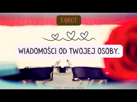 Wiadomo Ci Od Twojej Osoby Tarot Manifestacja Sp Bp Bd