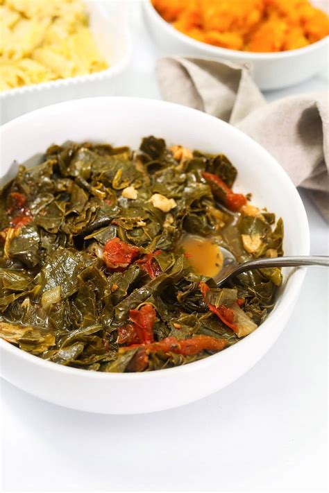 Vegan Collard Greens - Healthier Steps