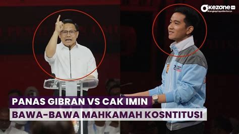 FULL Panas Gibran Sentil Cak Imin Soal Catatan Dislepet Balik Soal