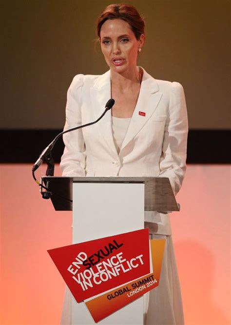 Angelina Jolie Opens Sexual Violence Summit Hello