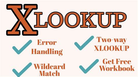 XLOOKUP Explained Error Handling XLOOKUP With Wild Card And Two Way