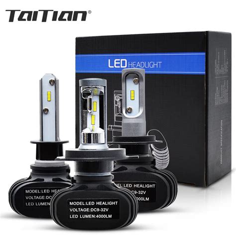 Taitian Pcs W Lm Csp K V Super White H Led Bulb H Auto