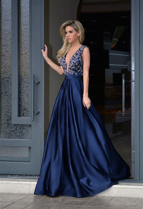 A Sun Set In This Dreamy Blue Gown Prom Dresses Uk Royal Blue Prom