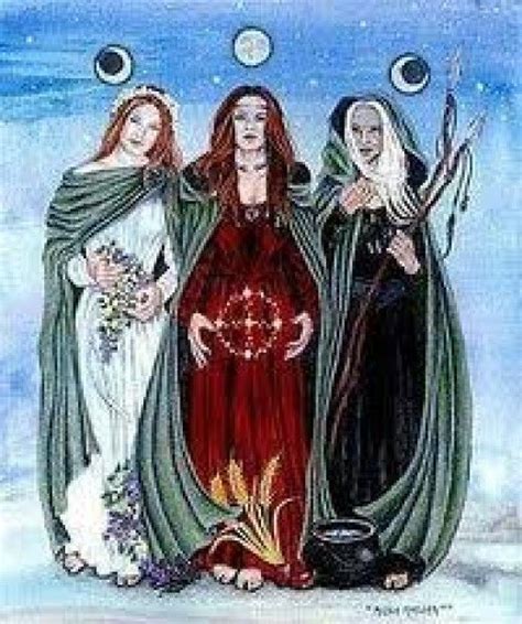 Triple Moon Goddess Celtic Gods And Goddesses Celtic Gods Gods And